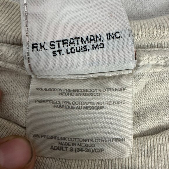 Harley Davidson 2004 Alton Illinois Graphic Tee Adult Small Beige Vintage - Picture 2 of 13